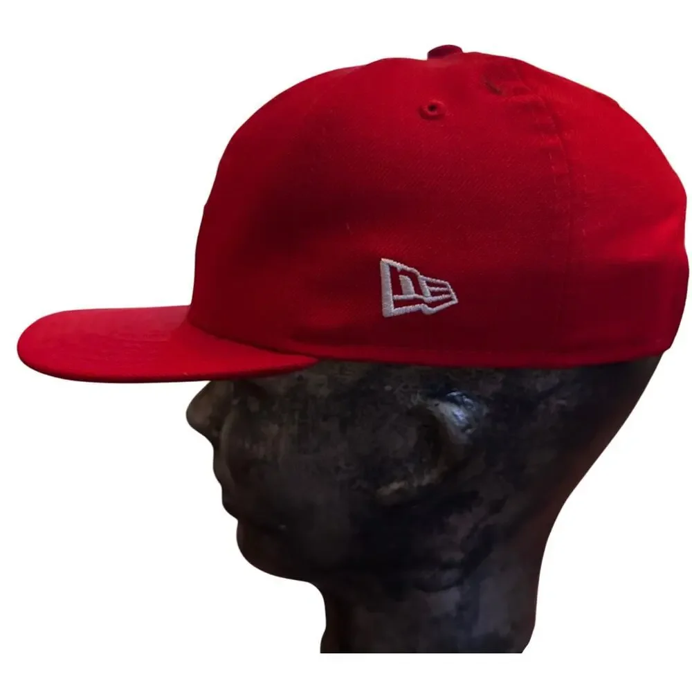 New Era Miami Heat Hat Youth Adjustable Red Snapback Streetwear Basketball